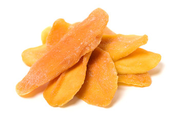 Mango. dry mango on the background