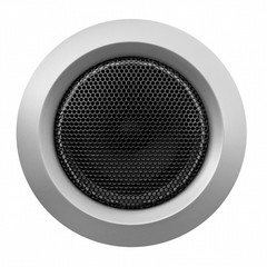 Fototapeta premium Texture background of an old speaker grille