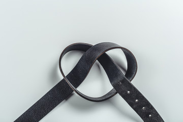 fashionable men's leather belt