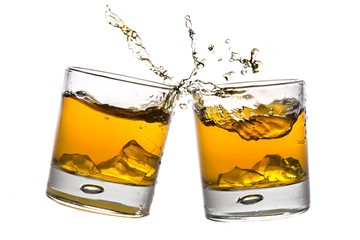 Toasting Whiskey Glasses