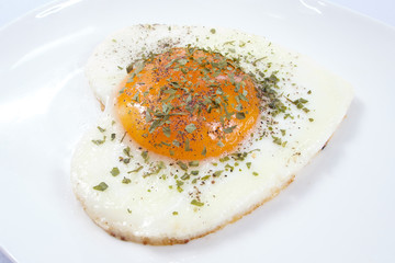 Heart shape from egg