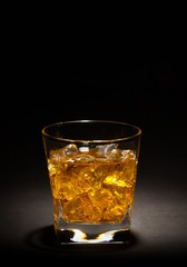 Glass of Whiskey and Ice