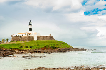 Fototapeta na wymiar Barra lighthouse, Salvador da Bahia, Brazil.