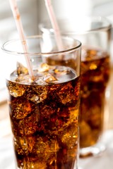 Glasses of Soda / Tea