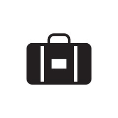 luggage, baggage filled vector icon. Modern simple isolated sign. Pixel perfect vector  illustration for logo, website, mobile app and other designs