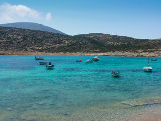 Fototapeta na wymiar Amorgos island landscape, Cyclades, Greece