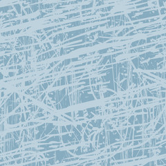  Abstract blue seamless background. Grunge seamless pattern. Abstract vector layer for creating grunge textures and surfaces. Wiped, worn, scratched background. The surface of the old wall. EPS10
