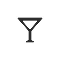 cocktail icon. vector illustration