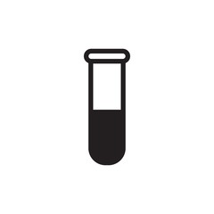 laboratory tube filled vector icon. Modern simple isolated sign. Pixel perfect vector  illustration for logo, website, mobile app and other designs