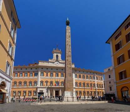 Rome. Montecitorio Square.