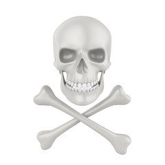 Skull and Crossbones Isolated
