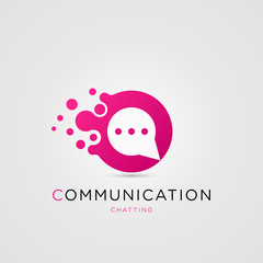 Communication symbol. Speech Bubbles. Consulting agency. Chat