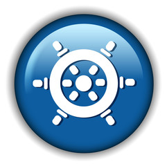 Obraz premium rudder button symbol