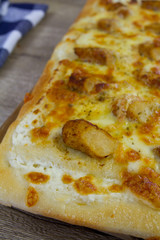 pizza au poulet