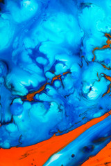 abstract background of acrylic paints, colored modern art of drawing