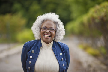 Portrait of a happy senior woman.