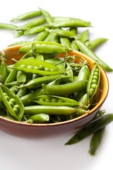 Green Peas in a Bowl