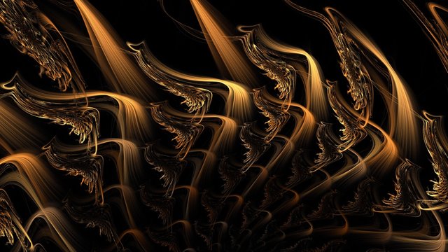Vervielf&auml;ltigung von Farbschlieren - goldbraun