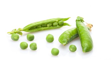 Green Peas in Pods