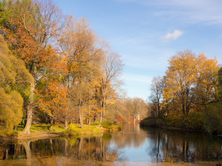 Fototapeta na wymiar landscape with a river