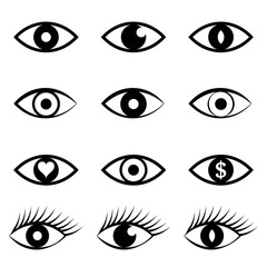 Eye Icons Set