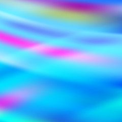 Obraz premium Sky blue Holographic background. Vibrant neon pastel texture. Hologram for print and web design. Hipster style backdrops. Trendy vector illustration for fashion or printed products. Vector art