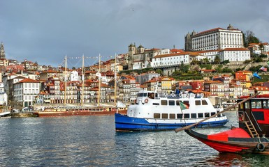 Ribeira view in Oporto, Portugal