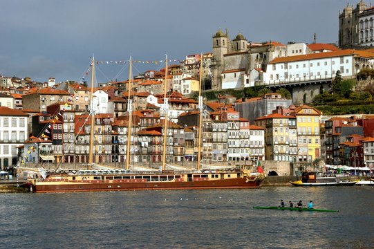 Ribeira view in Oporto, Portugal