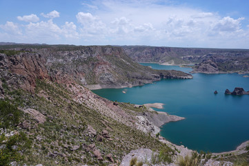 Fototapeta na wymiar Atuel canyon in mendoza.