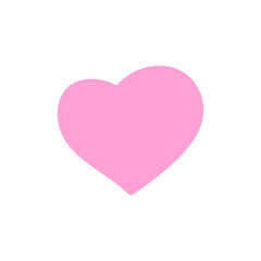 Basic RGBcute pink heart design icon. love concept. valentine day. vector illustration