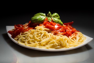 Spaghetti with Tomato Sauce