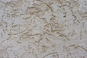 Texture of the decorative stucco wall as a background. Bark beetle style