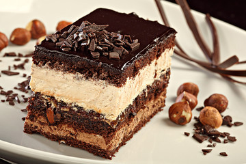 chocholate cream cake