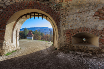 Fototapeta na wymiar Rasnov citadel, Romania