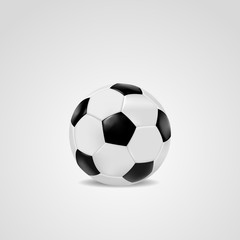 Fototapeta premium Football soccer ball vector illustration.