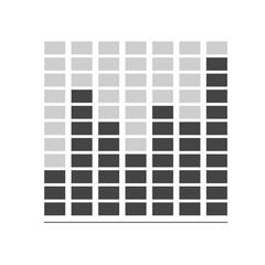 financial chart. Graph chart vector icon. presentation and chart. Business concept