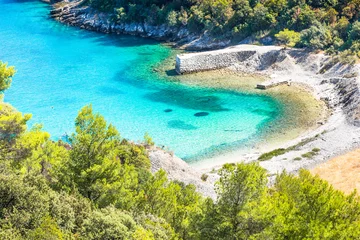 Photo sur Plexiglas Plage de la Corne d'Or, Brac, Croatie Island of Brac in Croatia, Europe. Beautiful Place.
