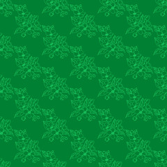 Elegant seamless floral pattern