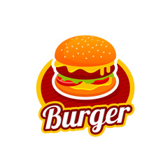 Hamburger fastfood illustration