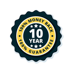 10 year money back guarantee
