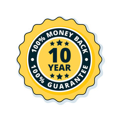 10 year money back guarantee