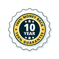 10 year money back guarantee