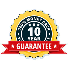 10 year money back guarantee