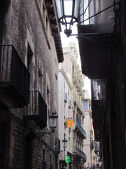Fototapeta na wymiar Catalan Street