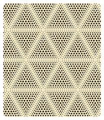 seamless geometric pattern, triangles filled with dots