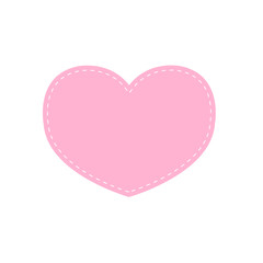 cute heart design icon. love concept. valentine day. vector illustration