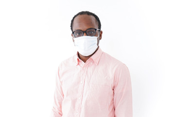 Man wearing a face mask