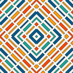 Diagonal dashed lines abstract background. Seamless pattern with geometric motif. Simple symmetric ornament.