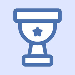 Award icon. Vector trophy. Winner sign