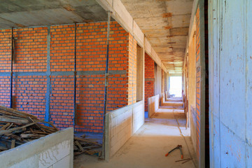 Fototapeta na wymiar building structure interior Construction site development housing
